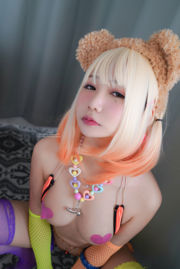 [Foto COSER Net Red] Foto del corpo di Mingming Kizami - Calze a rete